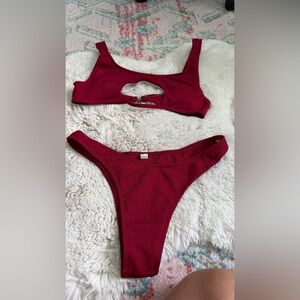 Red Bikini Set